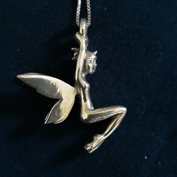 fairy pendant necklace - Picture 3 of 5